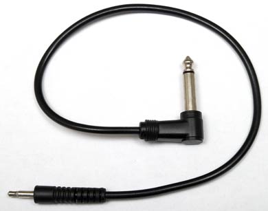 Phone Plug (1&frasl;4 inch - 6.3mm) to Pocket Wizard, CyberSync or Elinchrom Skyport
