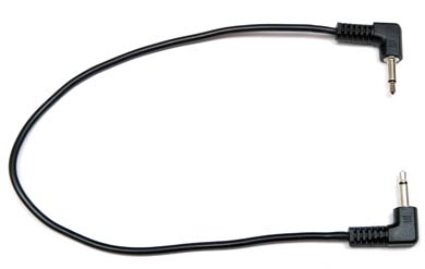 Deluxe Double Right Angle Miniphone Plug (1&frasl;8 inch - 3.5mm) to Pocket Wizard, CyberSync or Elinchrom Skyport
