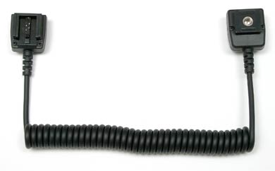 Off Camera TTL Cord for Sony &frasl; Minolta &mdash; 4 foot Coiled Cord
