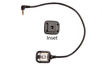 Deluxe Nikon Hotshoe to Pocket Wizard, CyberSync or Elinchrom Skyport