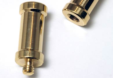 5 &frasl; 8 Inch (Nominal) Spigot &mdash; 1 &frasl; 4"-20 Threaded Stud one end &mdash; 1 &frasl; 4"-20 Threaded Hole other end