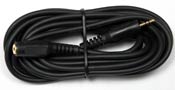 12 Foot (3.6 meter) Extension Cord &ndash; stereo (3 conductor&ndash;TRS) SubMiniPhone (2.5mm &ndash; 3 &frasl; 32")