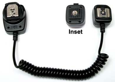 Off Camera TTL Cord for Pentax &mdash; 3 Foot Coiled Cord