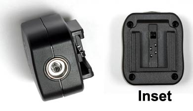 Sony &frasl; Minolta Camera Hotshoe to PC and Screwlock PC Sync Adapter